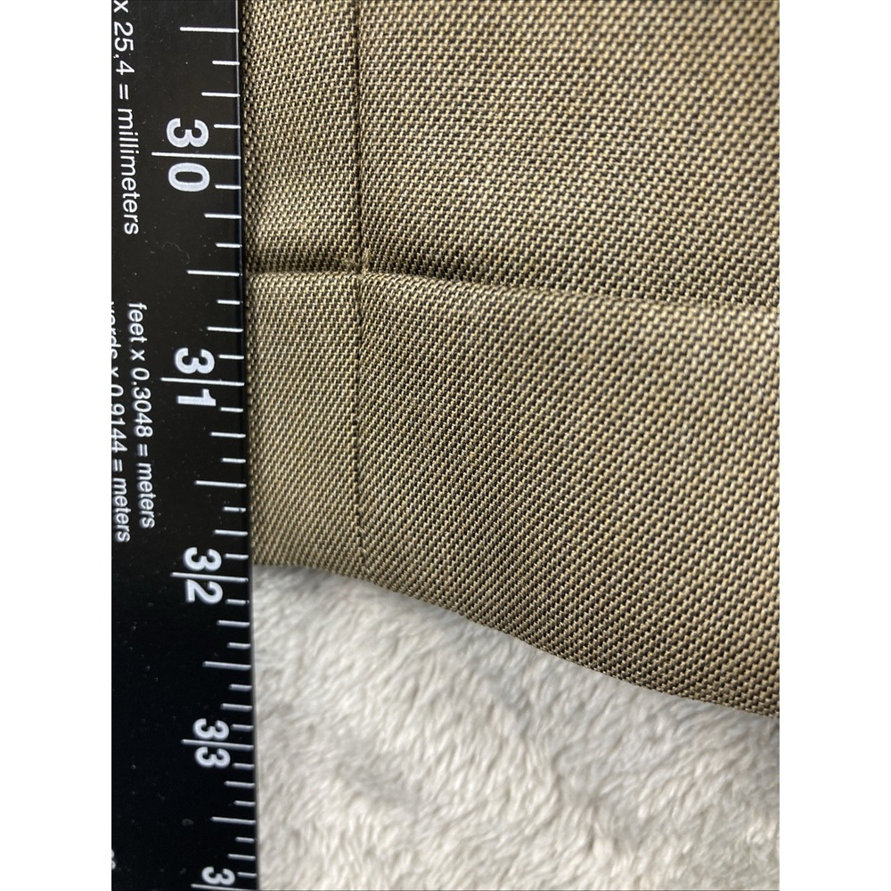 AXIST No Iron Dress Pants Mens 33x32 Brown Pleated Straight Leg Wrinkle‎ Resist - Picture 10 of 14